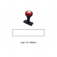 Hand Stamp MS1569R , 15x69mm